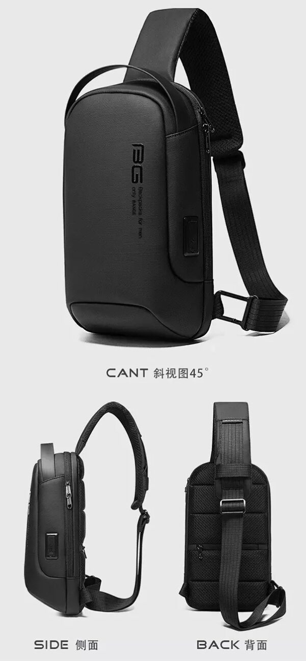 کوله تک بند حرفه ای ضد آب دارای USB بنج  BG-7221 - Image 12