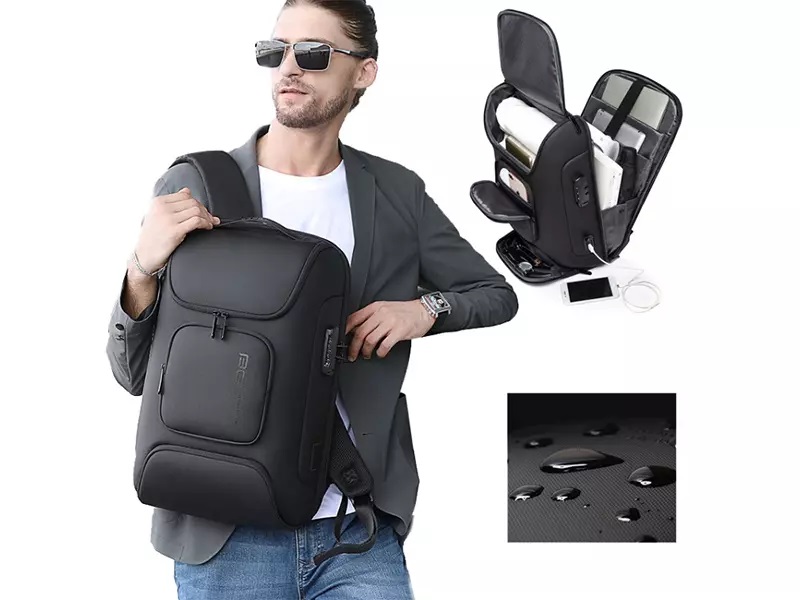 کوله ضد آب و ضد سرقت بنج BG-7216 plus - Image 5