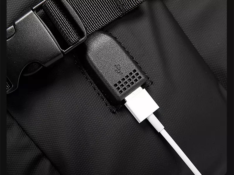 کوله پشتی لپ تاپ 15.6 اینچ یو اس بی دار بنج BG-2892 - Image 19