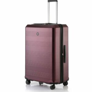 خرید چمدان اکولاک مدل سی یلو سایز بزرگ؛ سبک، ضد ضربه و جادار با چرخ‌های دوبل ۳۶۰ درجه، زیپ ضدسرقت و قفل TSA