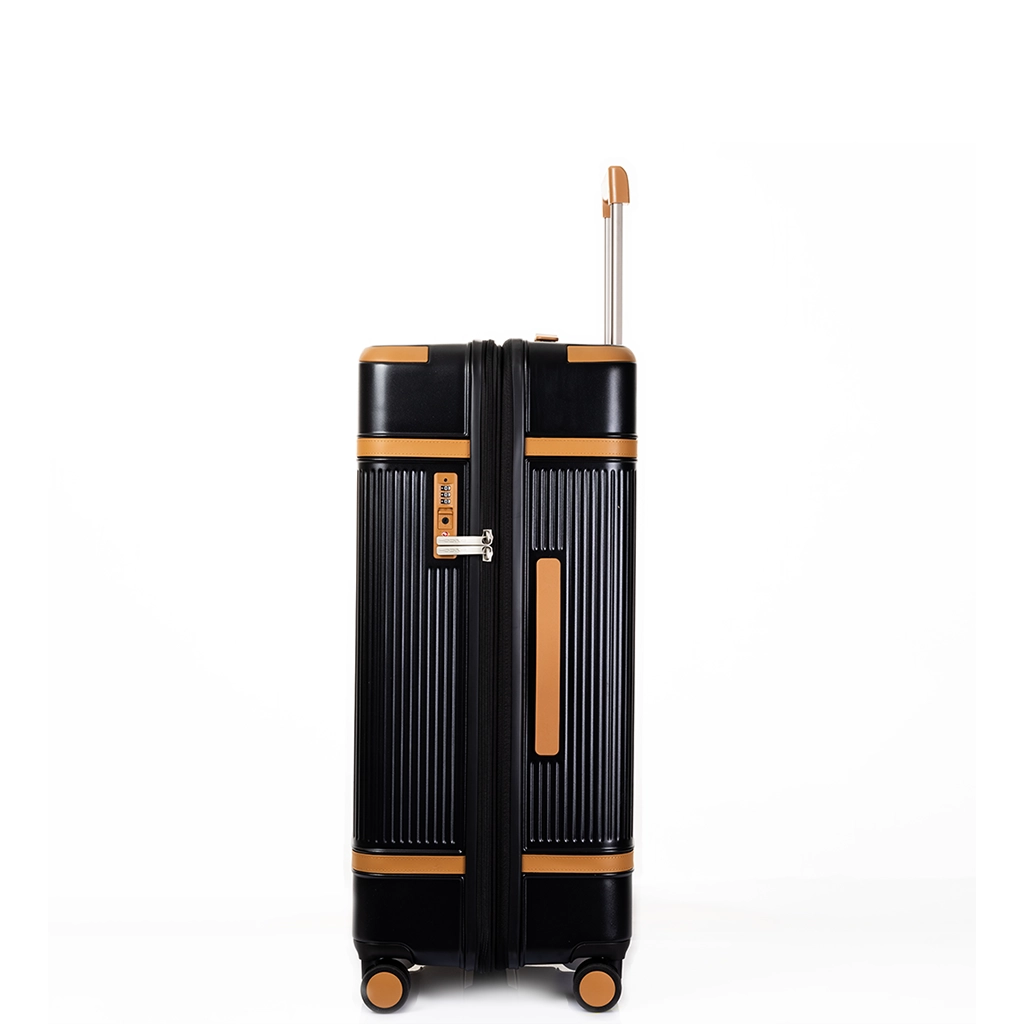 چمدان مشکی هادایز مدل آلپینو (Alpino) سایز متوسط