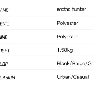 کوله پشتی آرکتیک هانتر کد B00807