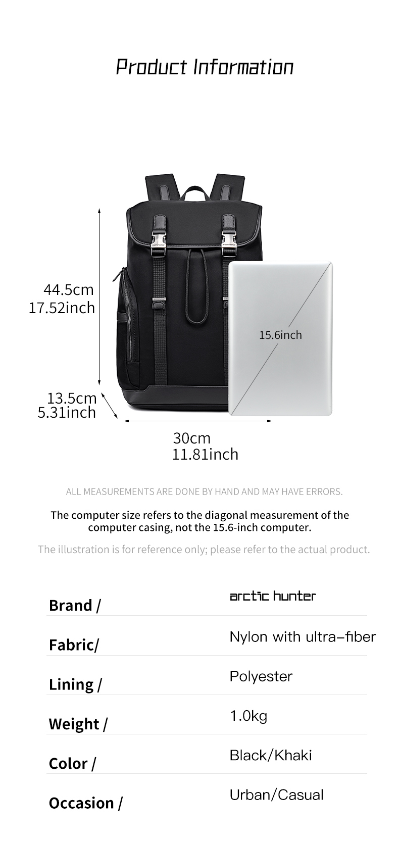 کوله پشتی آرکتیک هانتر مدل b00832