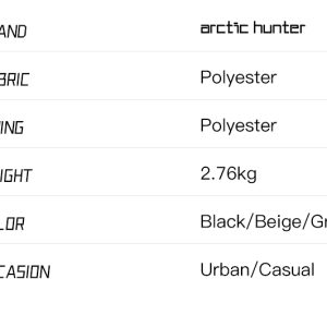 کوله پشتی چرخ دار آرکتیک هانتر مدل lg00861