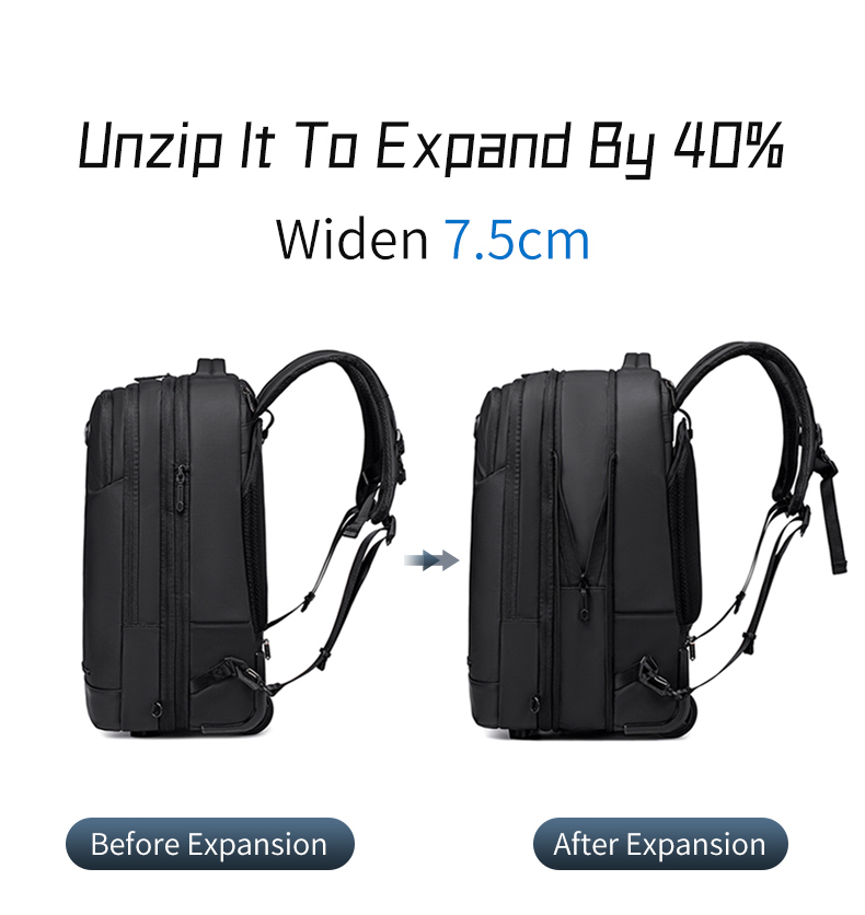 کوله پشتی چرخ دار آرکتیک هانتر مدل lg00861