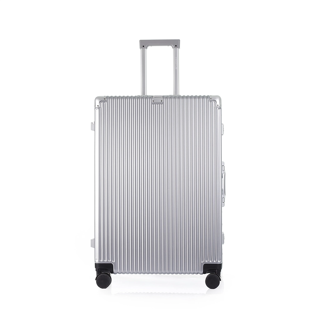 چمدان هادایز مدل آلومینیوم سایز بزرگ با چرخهای سایلنت ۳۶۰ درجه و قفل چفتی TSA